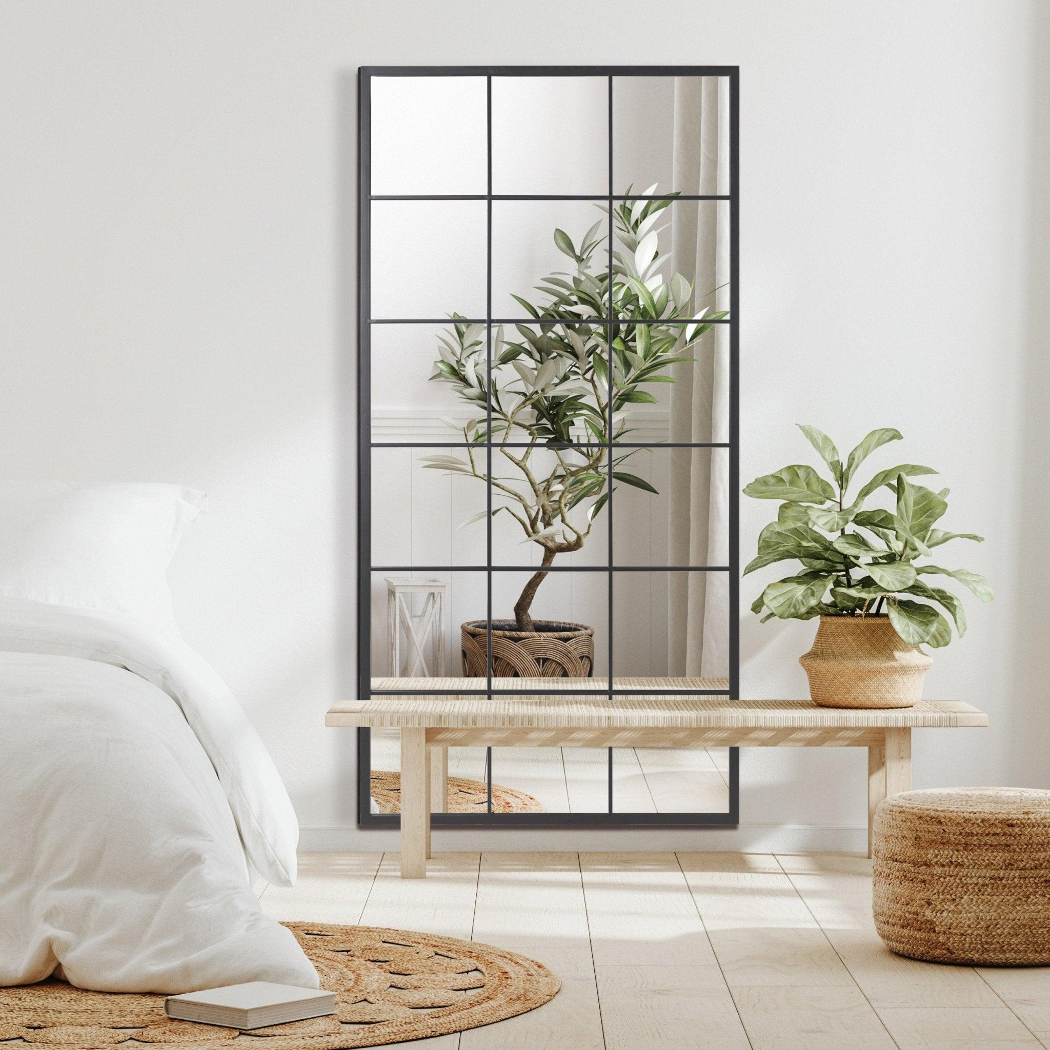 Grid Mirror No. 2 | 200 × 100 cm - Blossholm