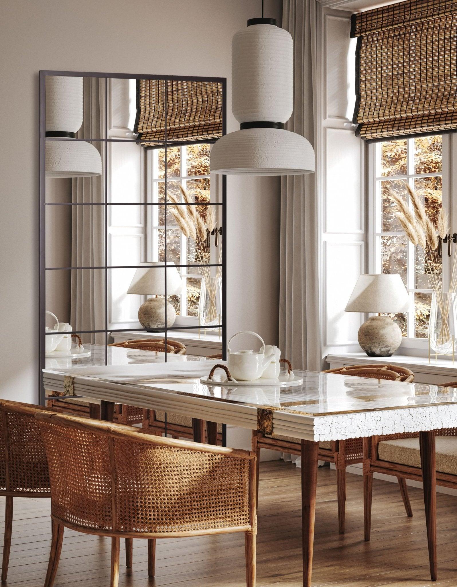 Grid Mirror No. 2 | 200 × 100 cm - Blossholm