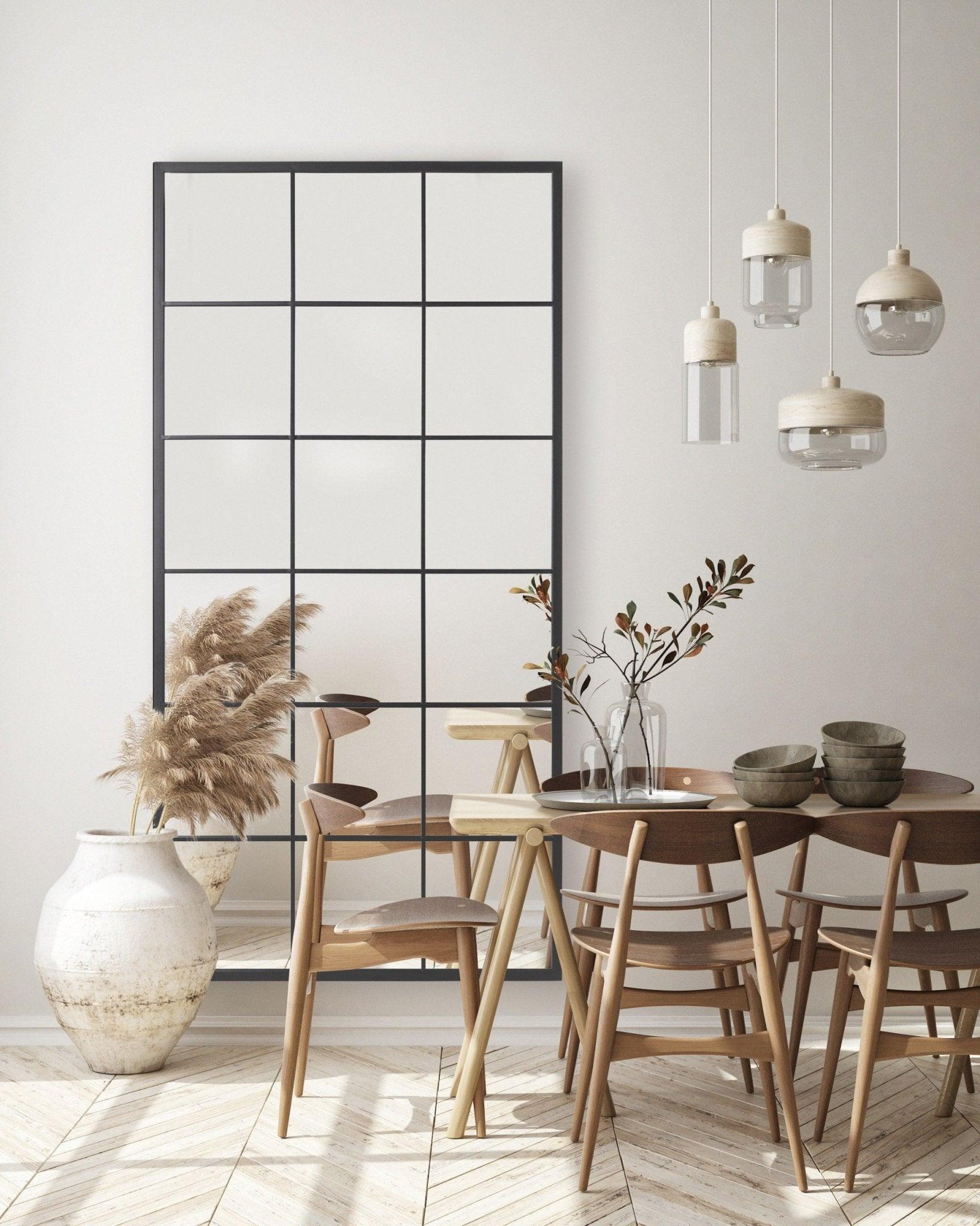 Grid Mirror No. 2 | 200 × 100 cm - Blossholm