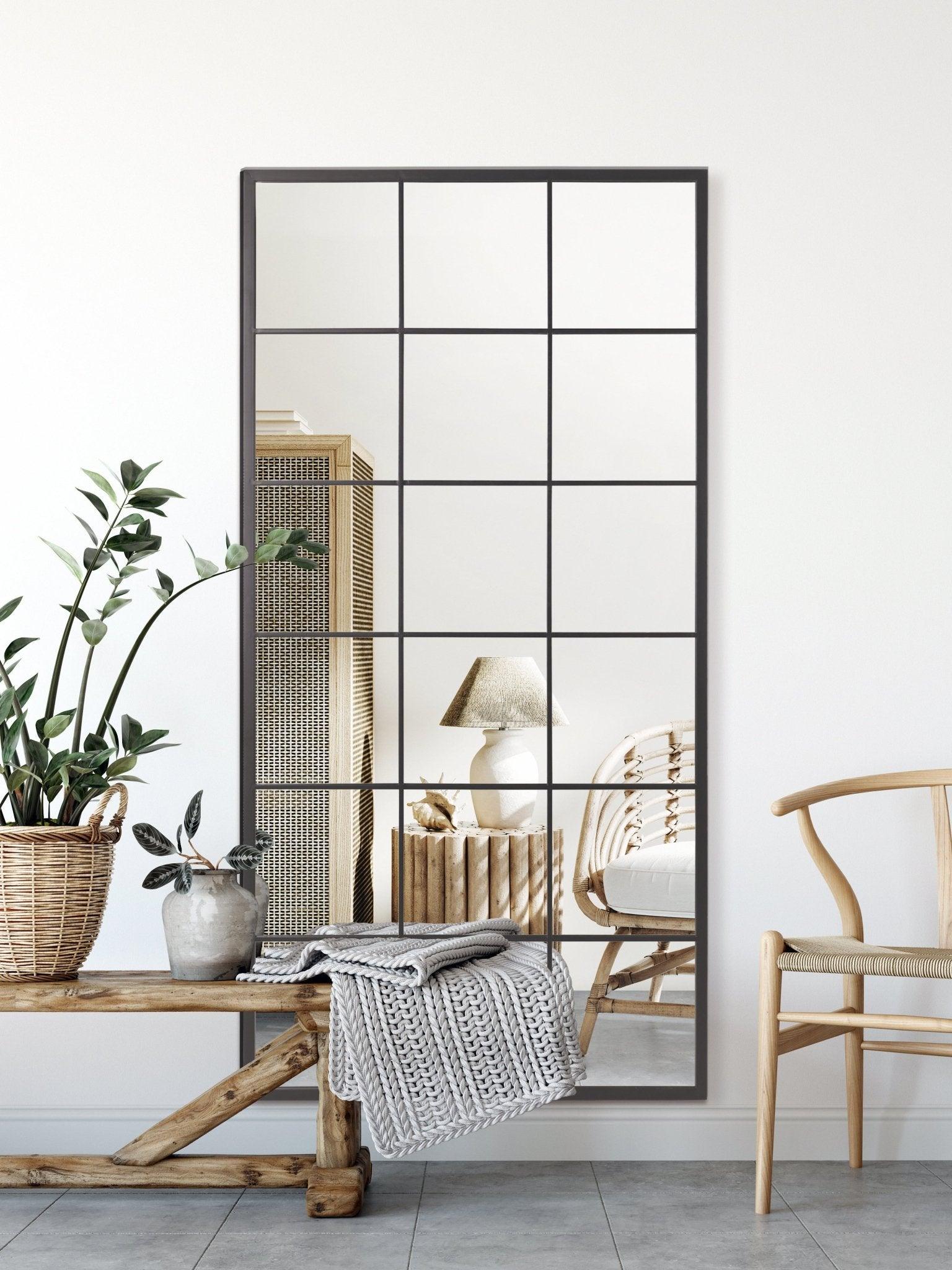 Grid Mirror No. 3 | 180 × 90 cm - Blossholm