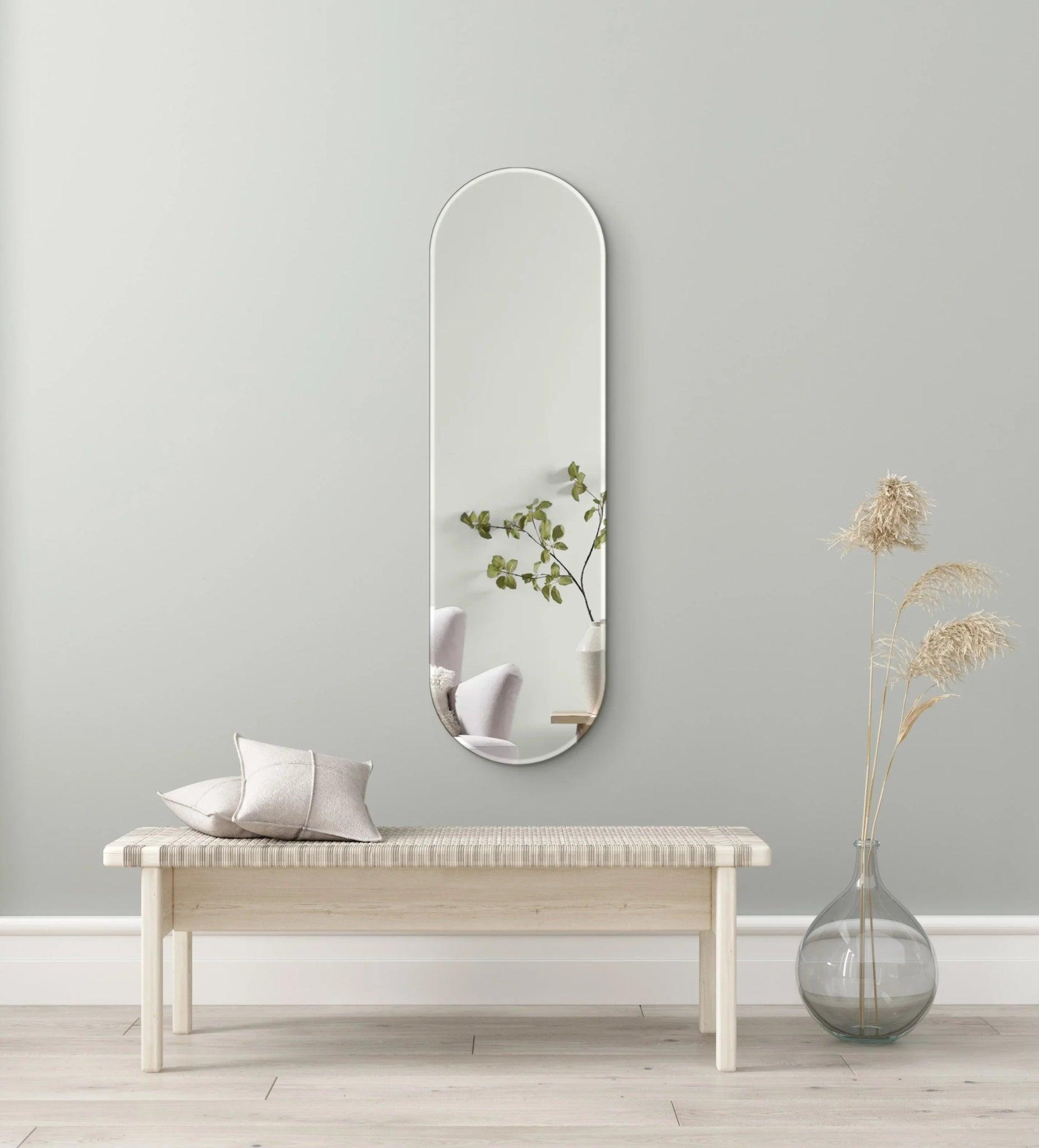 Oval Mirror No. 1 | 100 x 30 cm - Blossholm