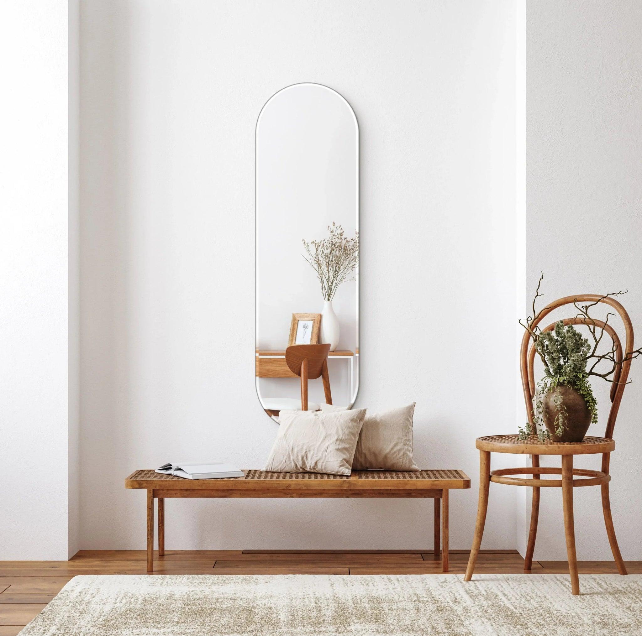Oval Mirror No. 1 | 100 x 30 cm - Blossholm